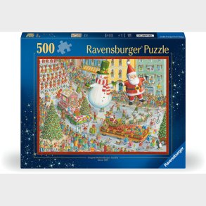 Ravensburger Here Comes Christmas Puslespil 500 Brikker