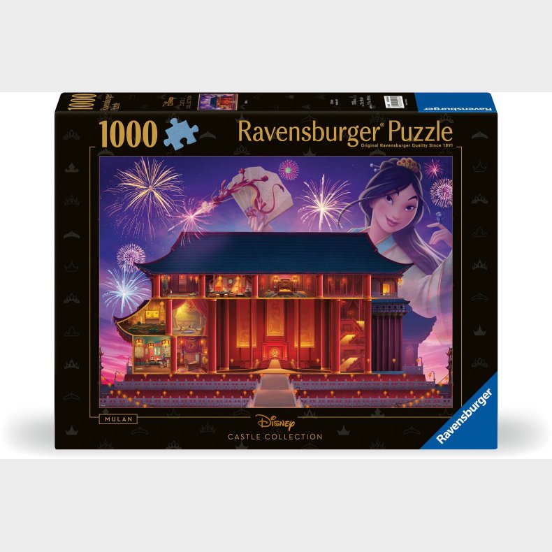 Ravensburger Disney Castle Collection Puslespil Mulan 1000 Brikker