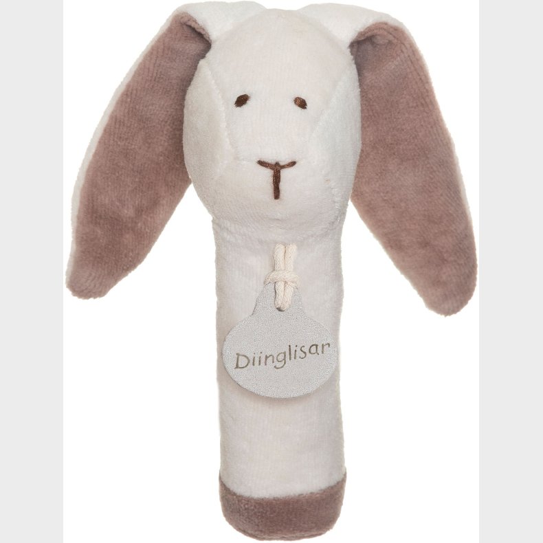 Teddykompaniet Diinglisar  Kanin Rangle, White
