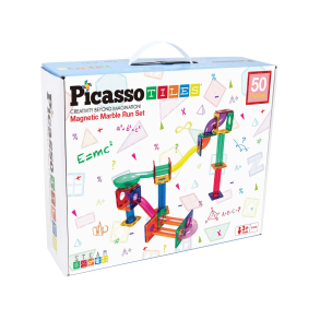 PicassoTiles Kuglelabyrint Magnetisk Byggest 50 Dele