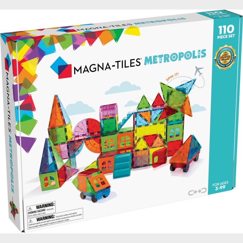 Magna-Tiles Metropolis Byggest 110 Dele