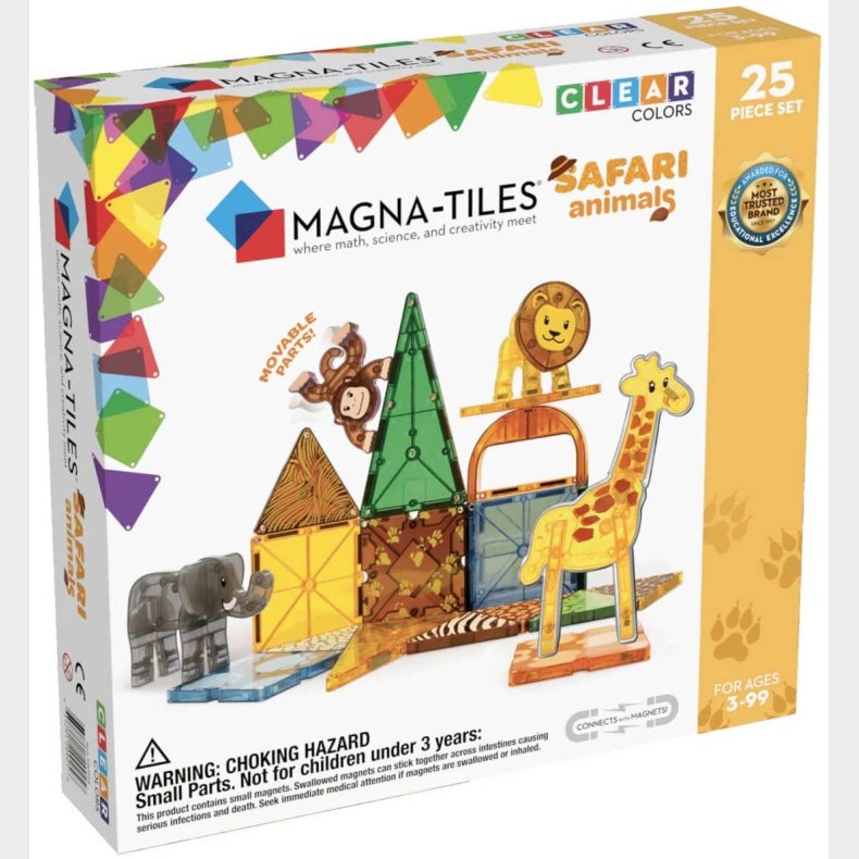 Magna-Tiles Safaridyr Byggest 25 Dele