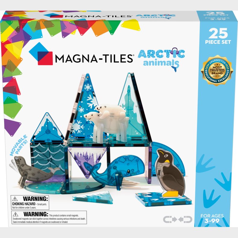 Magna-Tiles Arctic Animals Byggest 25 Dele