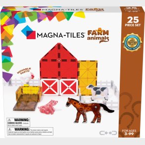 Magna-Tiles Bondegrdsdyr Byggest 25 Dele