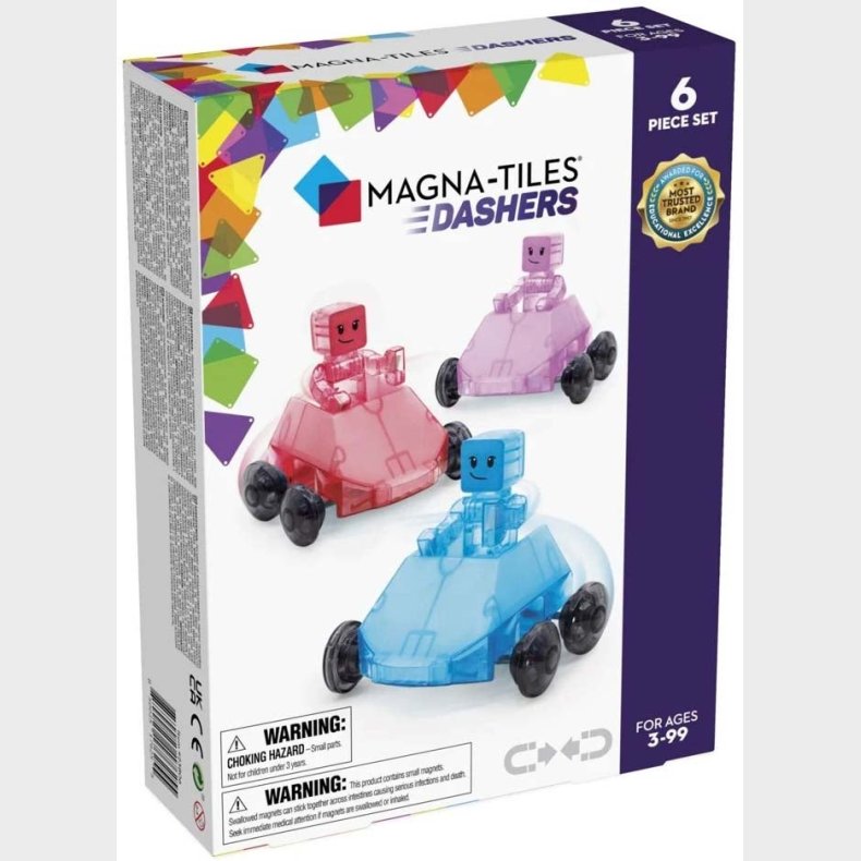 Magna-Tiles Dashers Byggest 6 Dele
