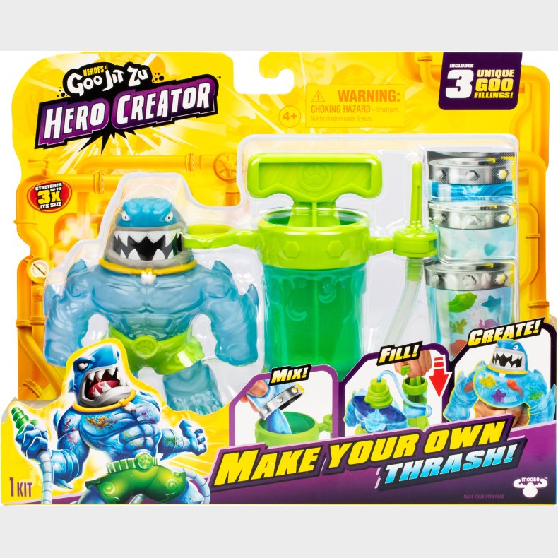 Goo Jit Zu Hero Creator Trash Figur