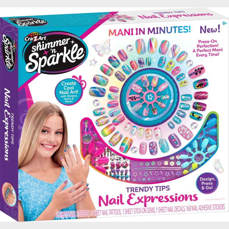 Shimmer n' Sparkle Trendy tips Neglest Expressions