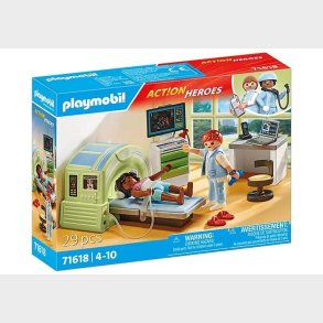 Playmobil 71618 Action Heroes Byggest MR-scanning med Patient