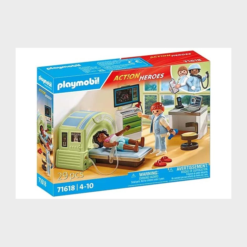 Playmobil 71618 Action Heroes Byggest MR-scanning med Patient