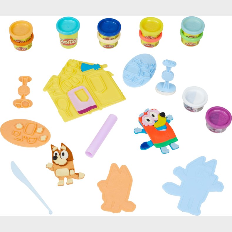 Play-Doh Bluey Modellervoks Kostume