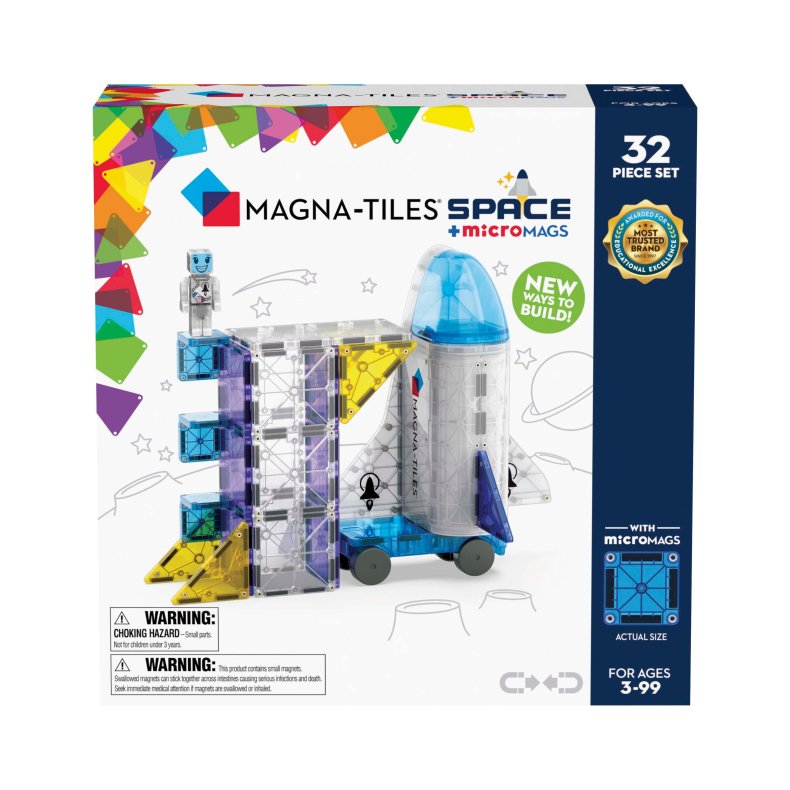 Magna-Tiles Byggest Det Ydre Rum 32 Dele