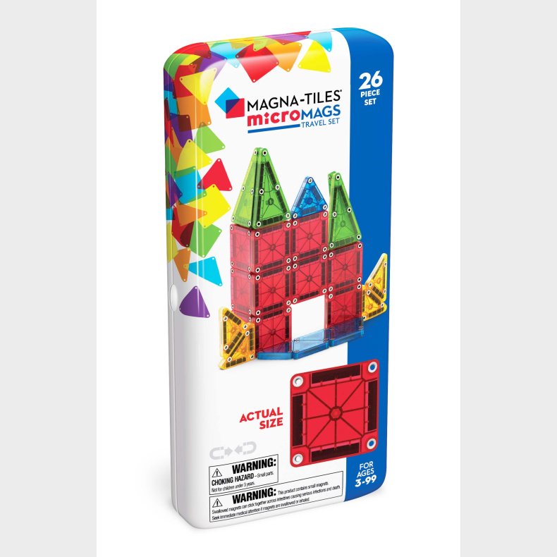 MagnaTiles MicroMAGS Travel Metalske