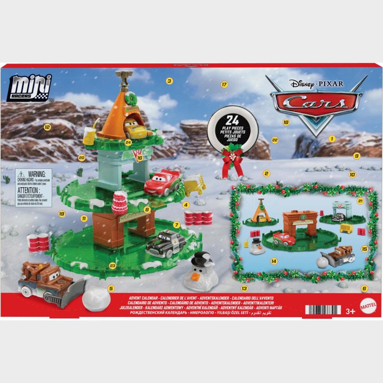 Disney Cars Minis Julekalender 2024