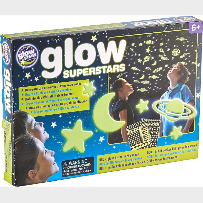 Brainstorm Glow Superstar Dekorationer