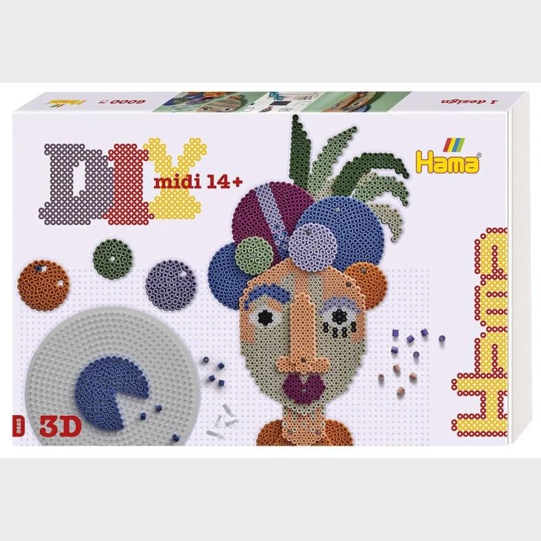 Hama Midi Perler Art Mask 6000 Stk.