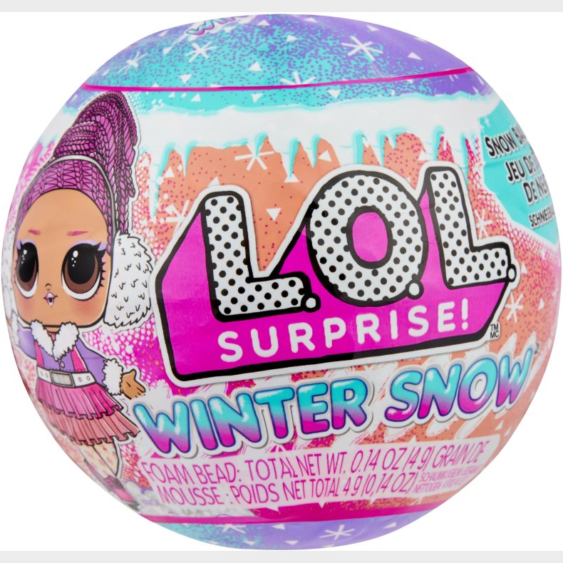 L.O.L. Surprise! Winter Snow Minidukke Blandet Udvalg