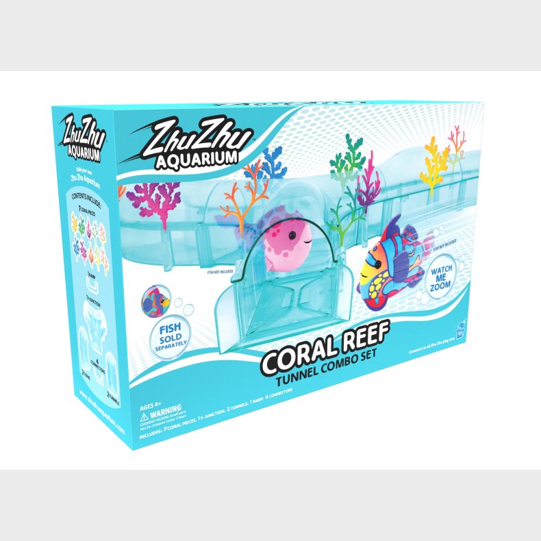 ZhuZhuPets Fisk Koralrev Tunnel Combo Set
