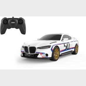 Rastar BMW 3.0 CSL Fjernstyret Bil 1:24, Hvid