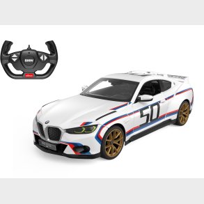 Rastar BMW 3.0 CSL Fjernstyret Bil 1:14, Hvid