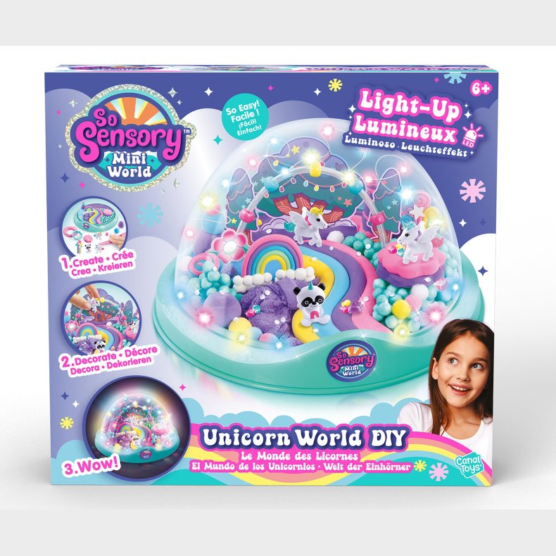 So Sensory Unicorn World DIY-st med Lys