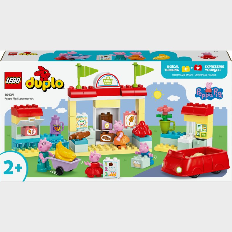 LEGO DUPLO Peppa Pig 10434 Gurli Gris i supermarkedet