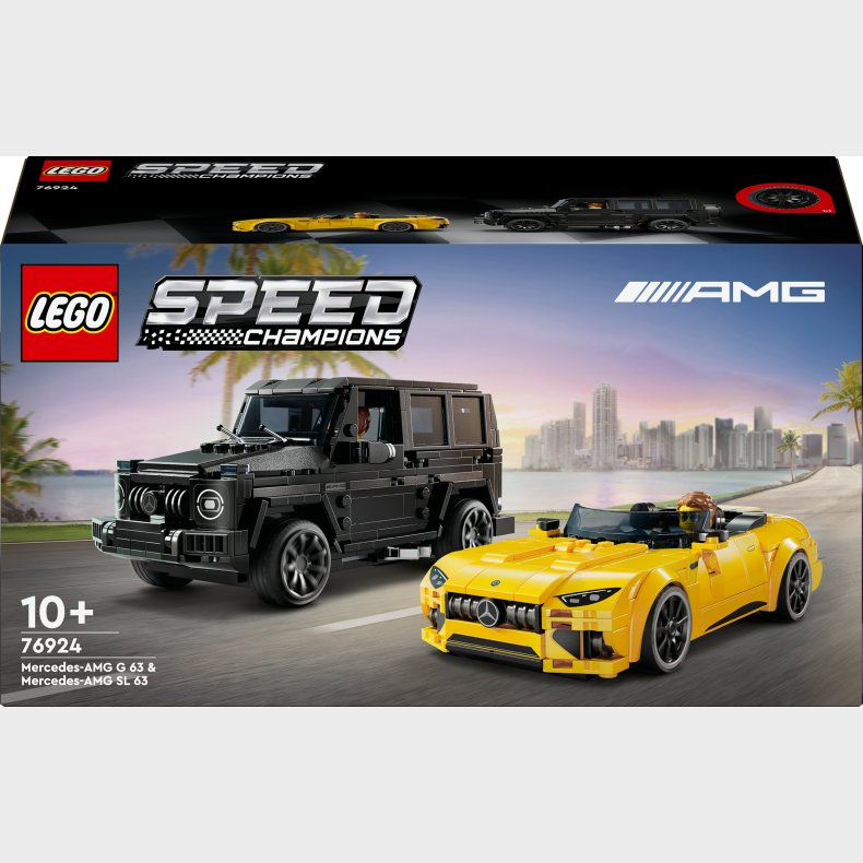 LEGO Speed Champions 76924 Mercedes-AMG G 63 og Mercedes-AMG SL 63