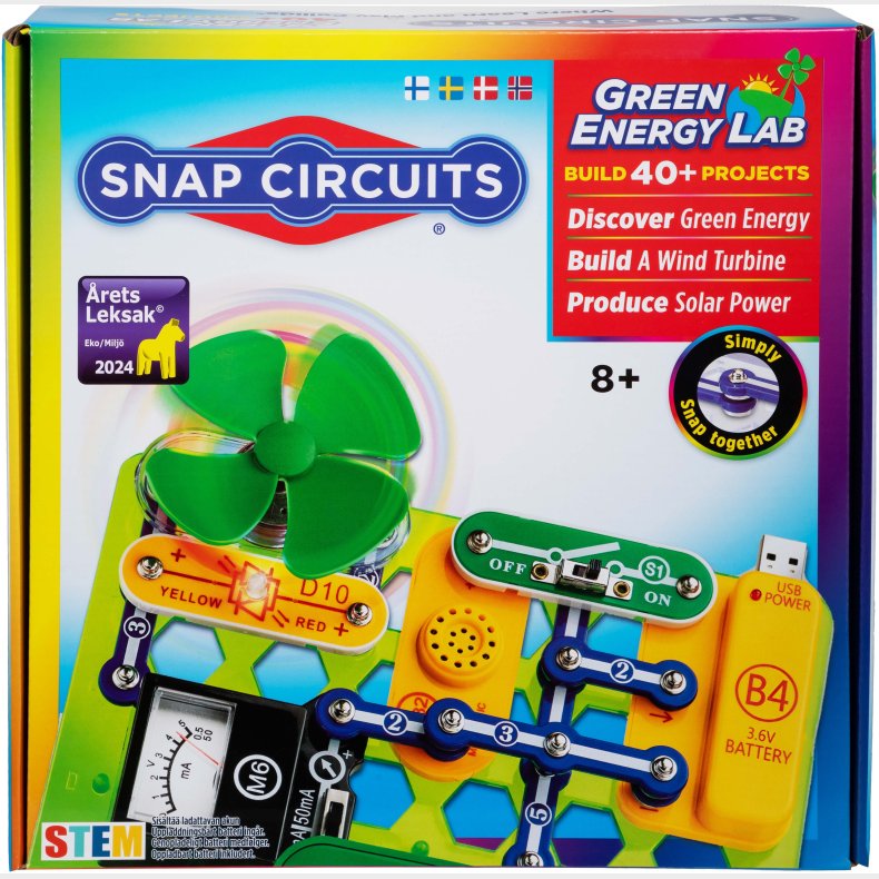 Snap Circuits Green Energy Lab Eksperimentst