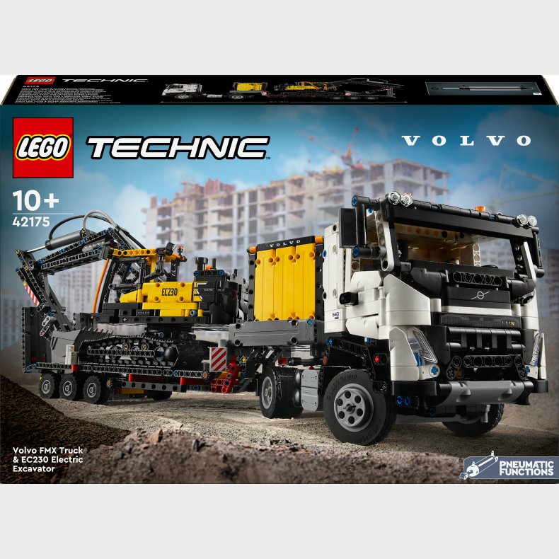 LEGO Technic 42175 Volvo FMX-lastbil og EC230 elektrisk gravemaskine