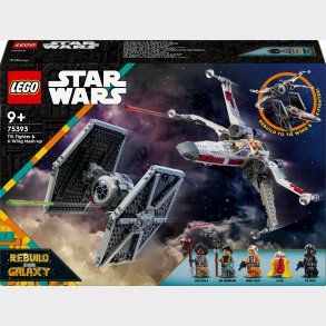 LEGO Star Wars TM 75393 Kombimodel: TIE-jager og X-wing