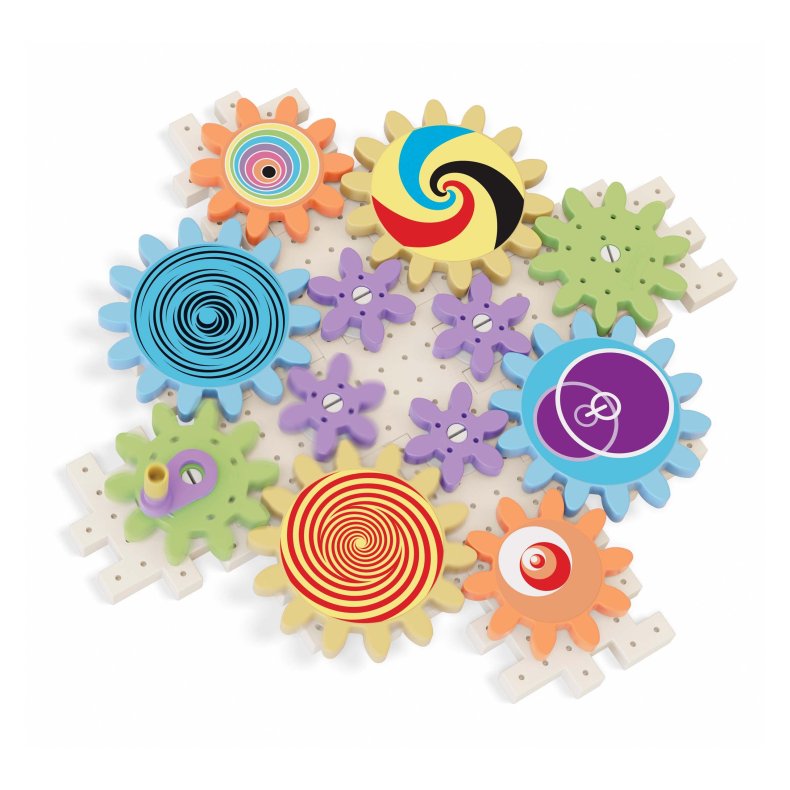Quercetti Kaleido Tandhjul Konstruktionsspil ECO+