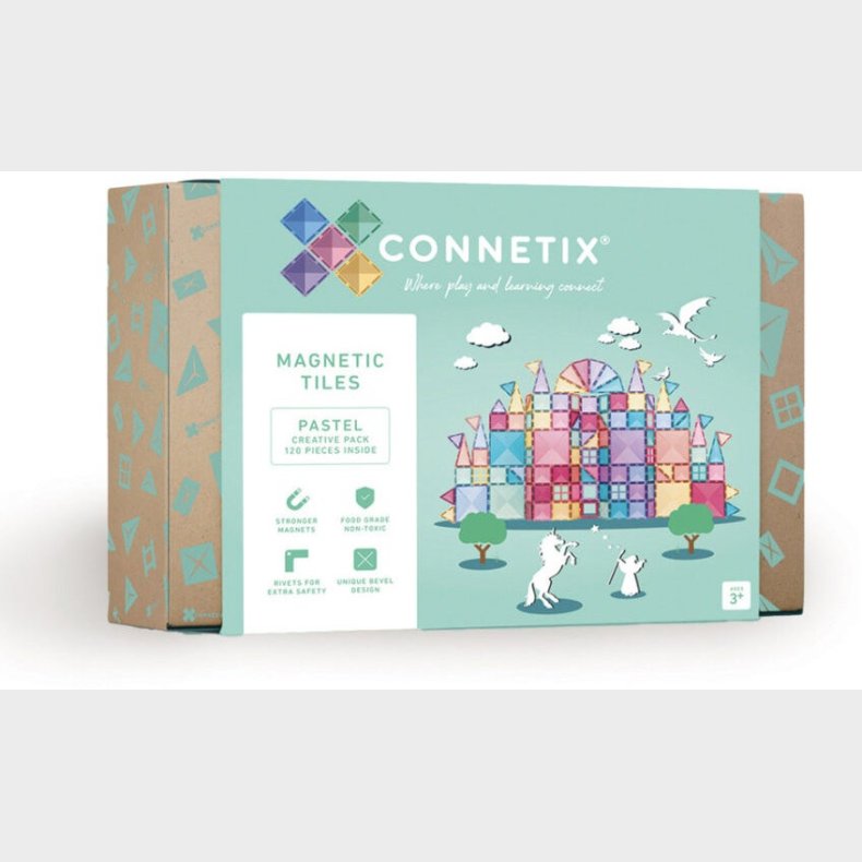 Connetix Byggest Pastel Creative Pack 120 Dele