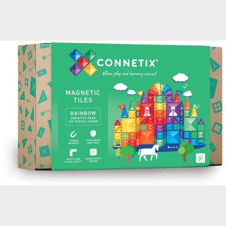 Connetix Byggest Rainbow Creative Pack 102 Dele