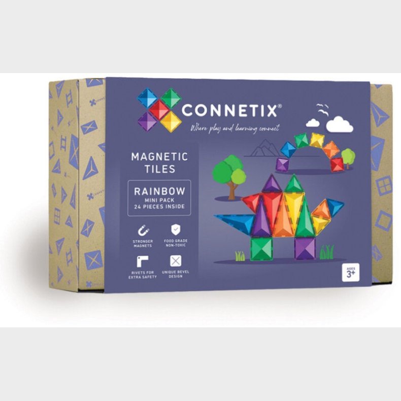 Connetix Byggest Rainbow Mini 24 Dele