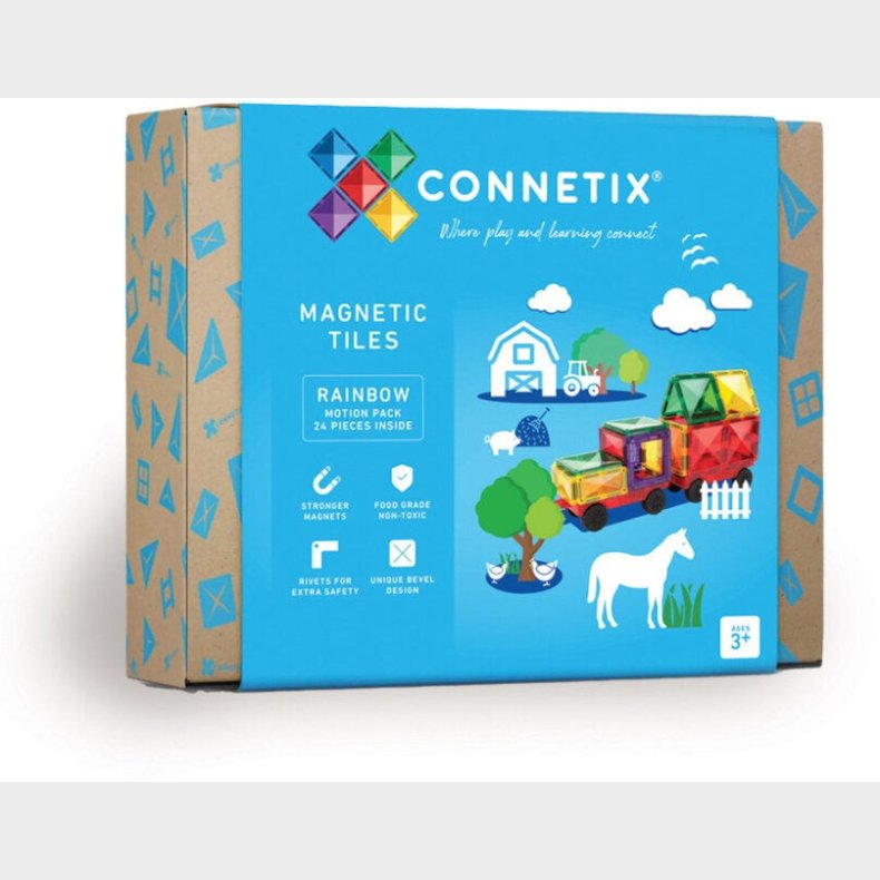 Connetix Byggest Rainbow Motion 24 Dele