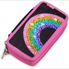 Jeva Two-Zip Penalhus, Shimmer Rainbow