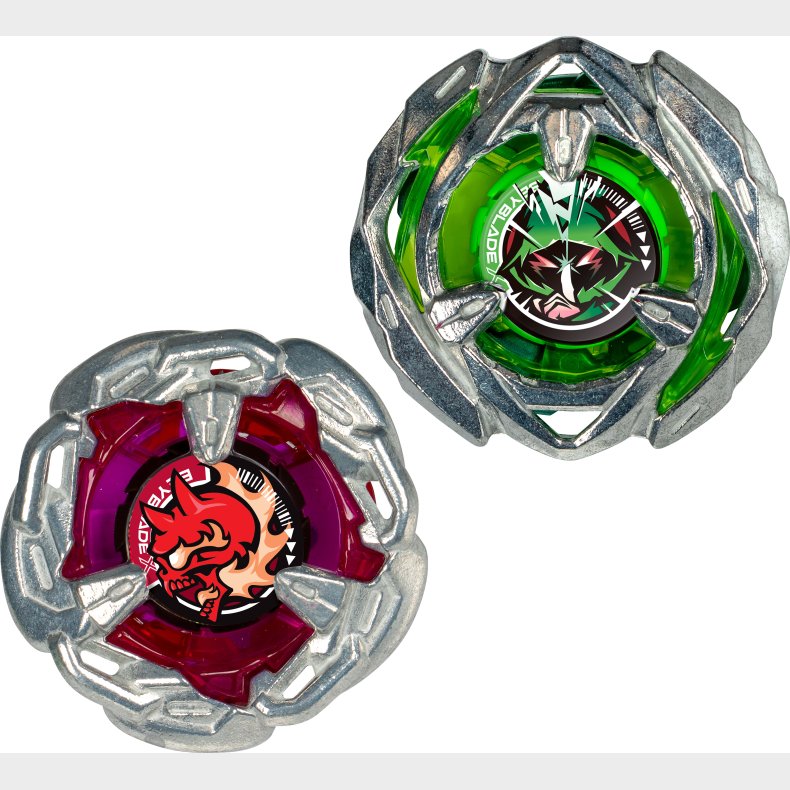 Beyblade X Chain Incendio 5-60HT &amp;  Arrow Wizard 4-60N Spinnere 2-pak