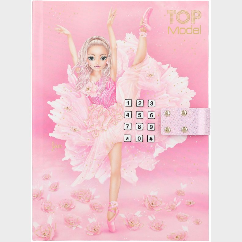 TOP Model Dagbog med Kode &  Musik Ballet