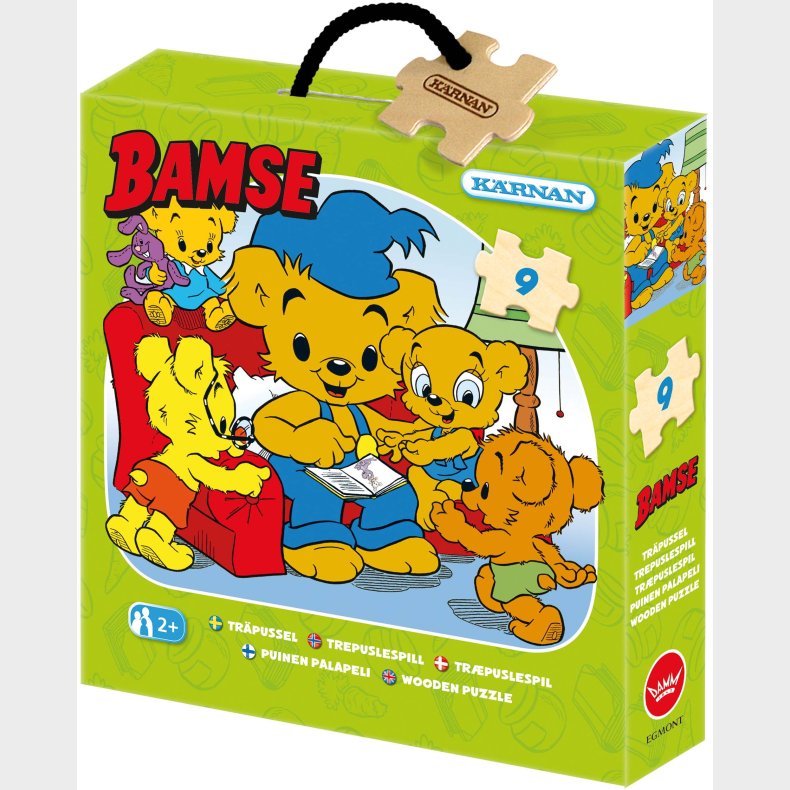 Bamse Verdens Strkeste Bjrn Puslespil Lsning 9 Brikker