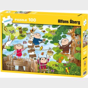 Alfons berg Puslespil 100 Brikker