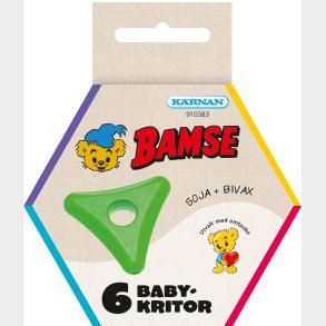 Bamse Verdens Strkeste Bjrn Baby Farvekridt 6-pack