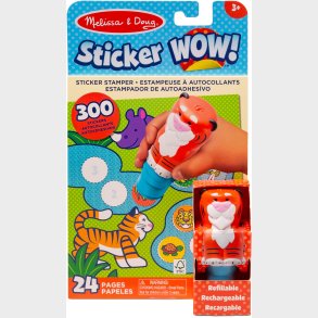 Melissa & Doug Sticker WOW! Ativitetsbog Tiger