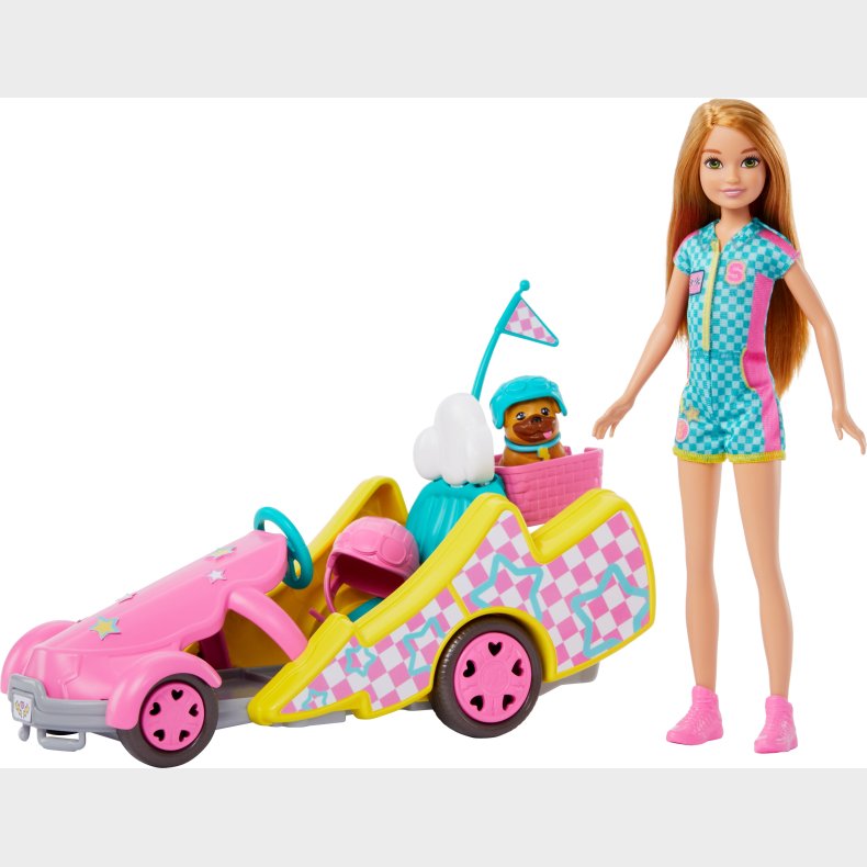 Barbie Stacie Dukke med Gokart