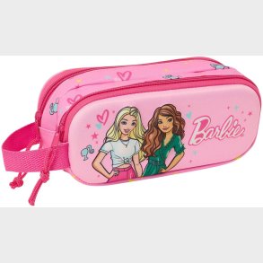 Barbie 3D Dobbelt Penalhus, Pink