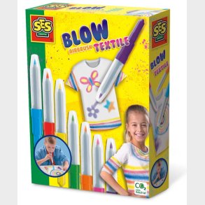 SES Creative Airbrush-pustetusser til Tekstil 7-pak