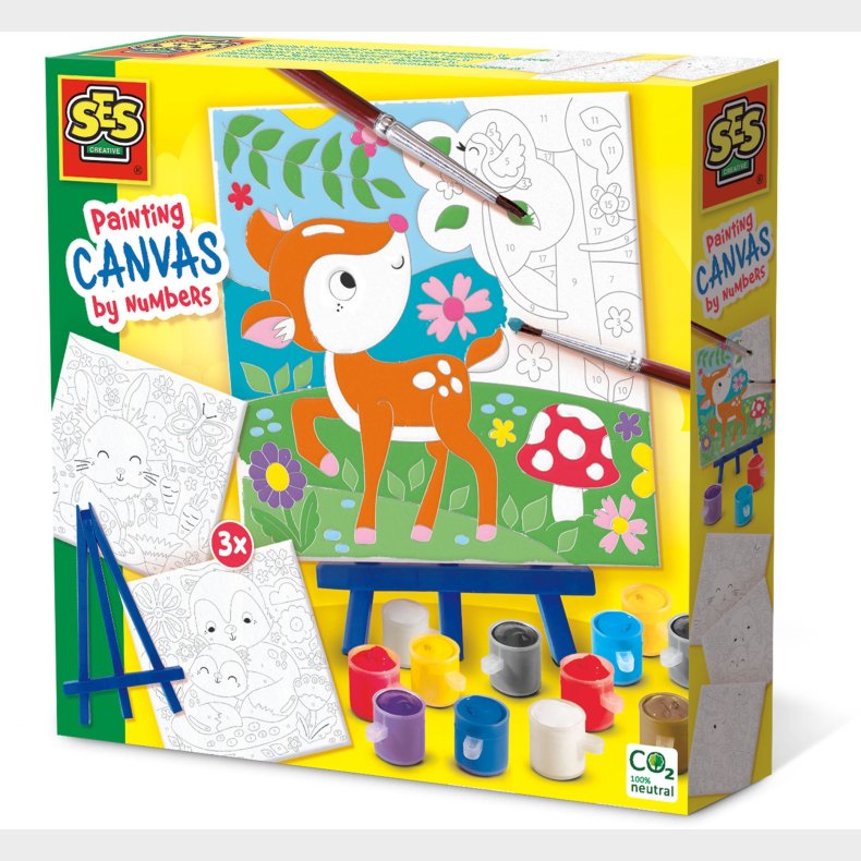 SES Creative Malest Mal Efter Tal Skovdyr