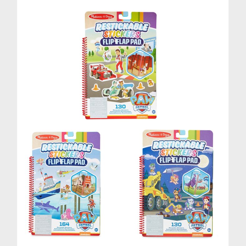 Melissa &amp;  Doug Genanvendelige Paw Patrol Klistermrkest