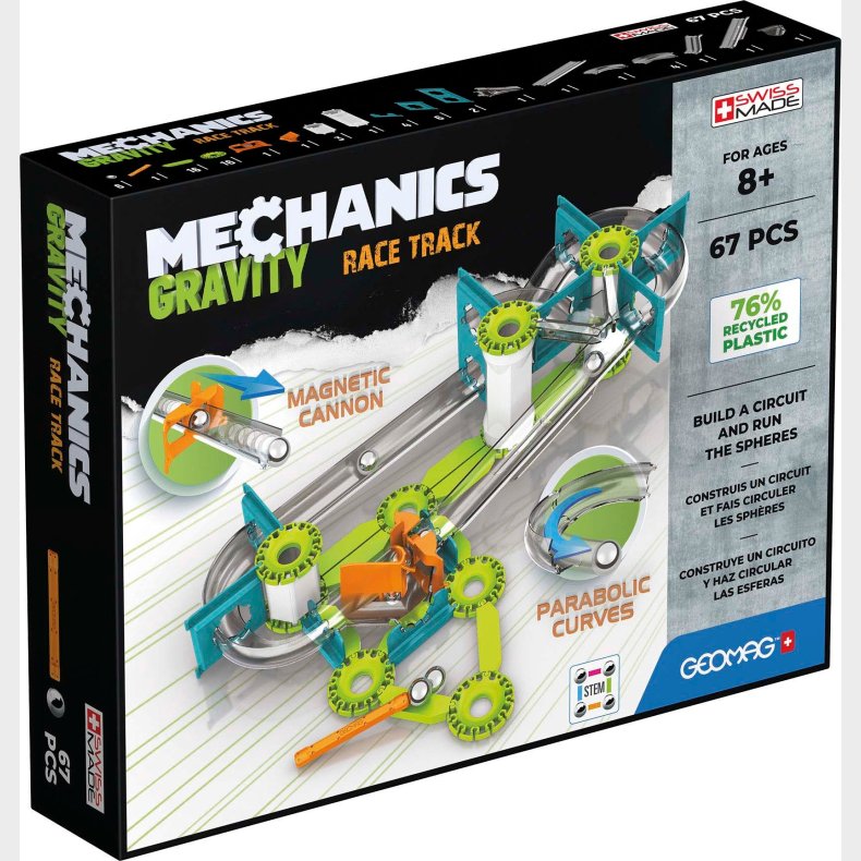 Geomag Mechanics Gravity Racerbane 67 Brikker