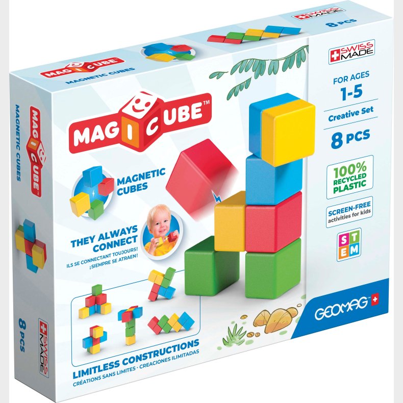 Geomag Magicube Creative Set Byggest 8 Dele