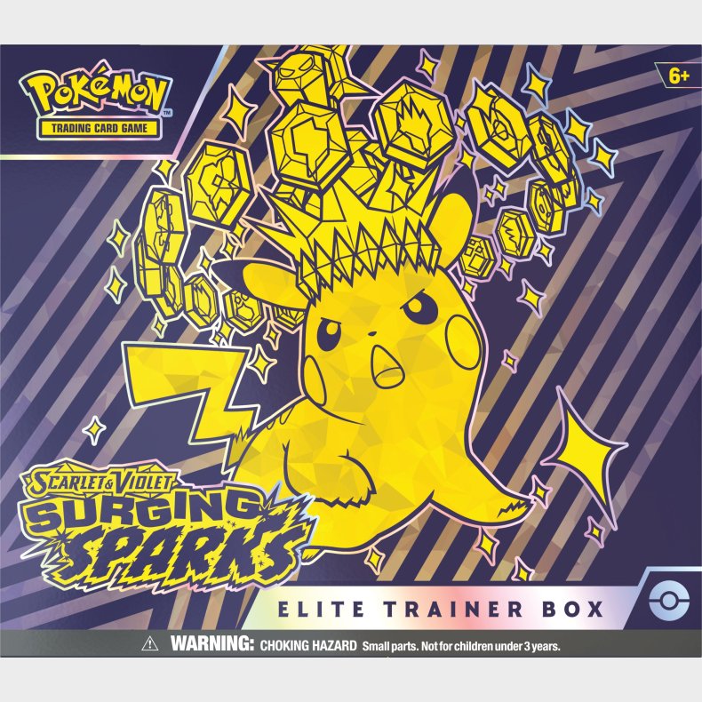 Pokmon Scarlet &  Violet Surging Sparks Elite Trainer Box Samlekort