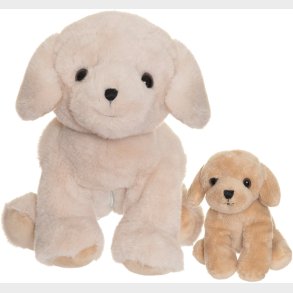 Teddykompaniet Bamse Hunden Tess med Hundehvalp